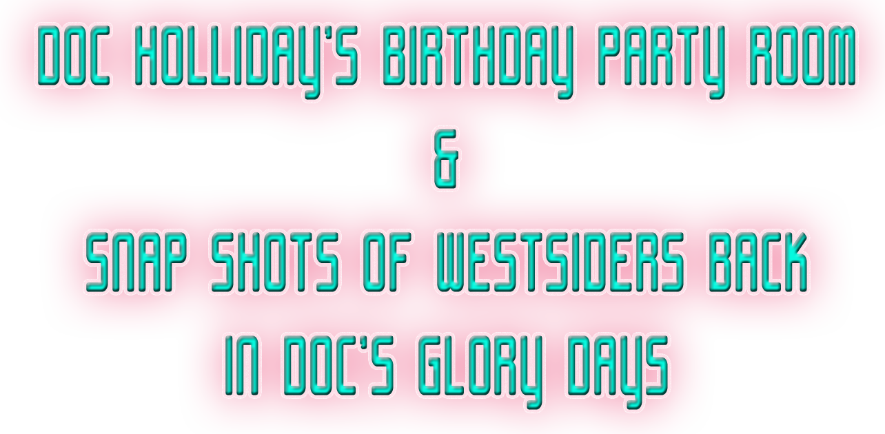 Doc Holliday's Game Emporium Arcade Birthday Party Room and GloryDay Neon